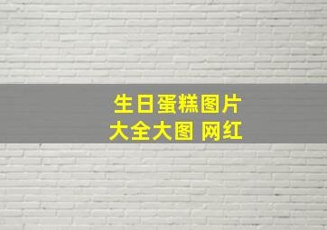 生日蛋糕图片大全大图 网红